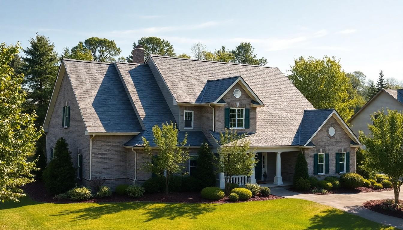 Synthetic Slate Shingle Roof