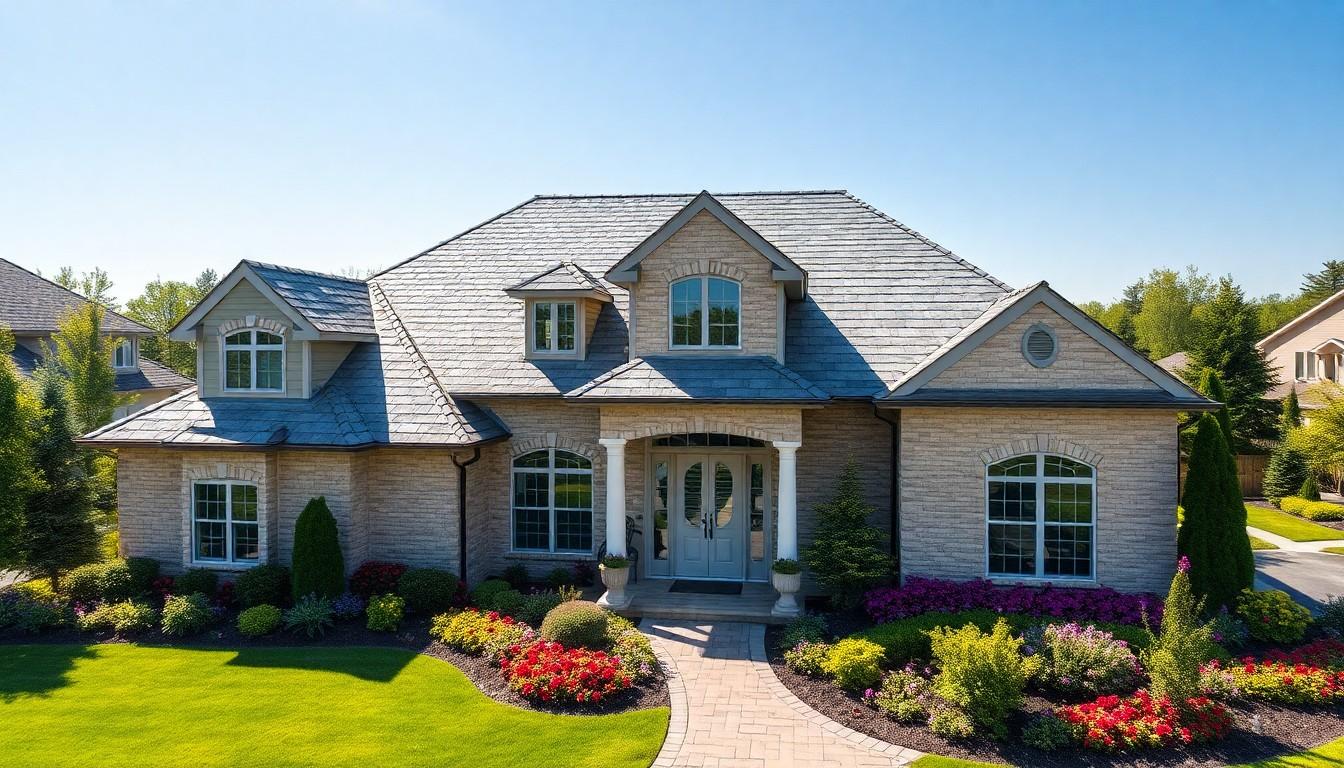 Synthetic Slate Roof