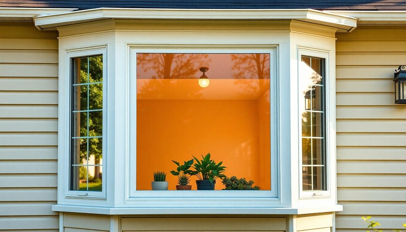 Vinyl Bay Window