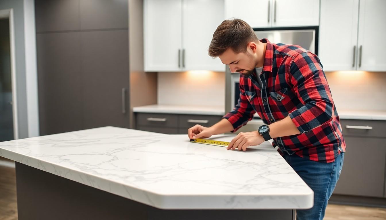 Install Quartz Countertop