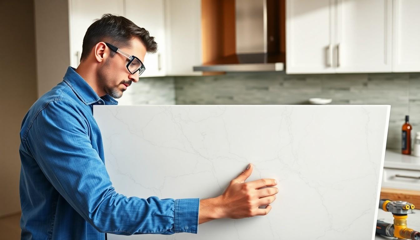 Install Marble Countertop