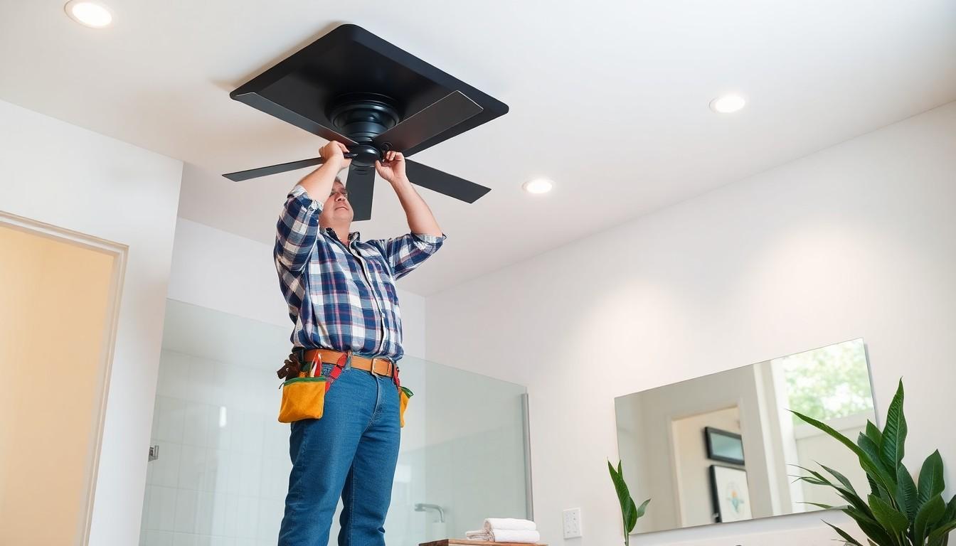 Replace Bathroom Fan