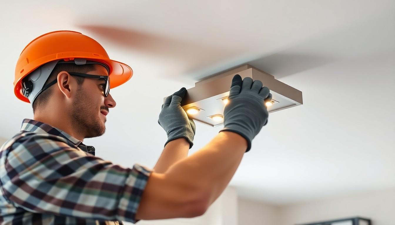 Install Surface Mounted Lighting