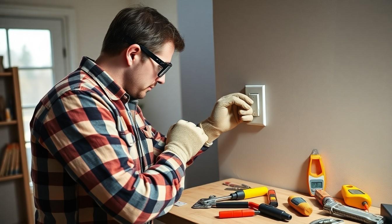 Install Light Switch