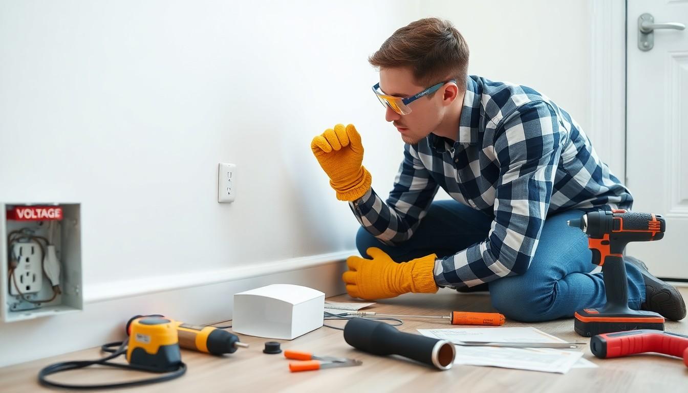 Install Electrical Outlet