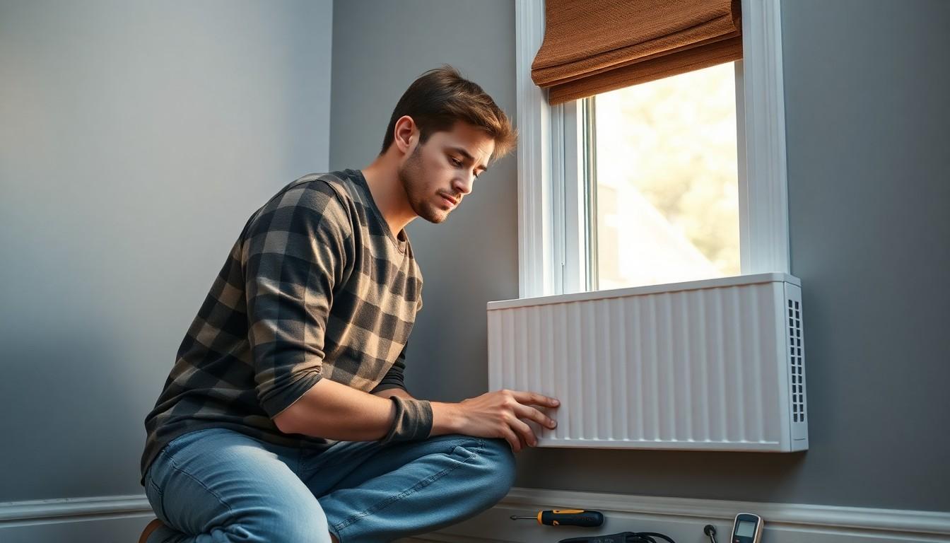 Install Electric Baseboard Heater