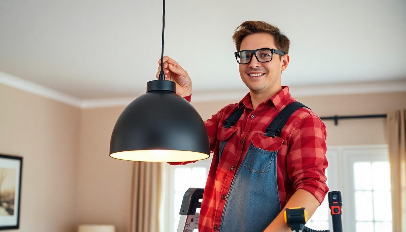 Install Lighting Fixture