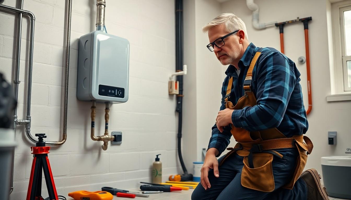 Install Tankless Hot Water Heater