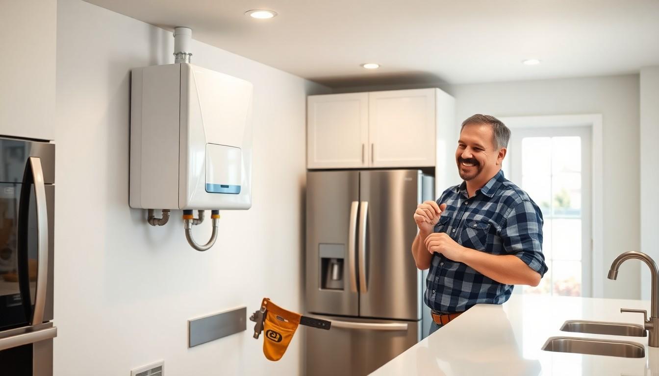 Install Tankless Electric Water Heater