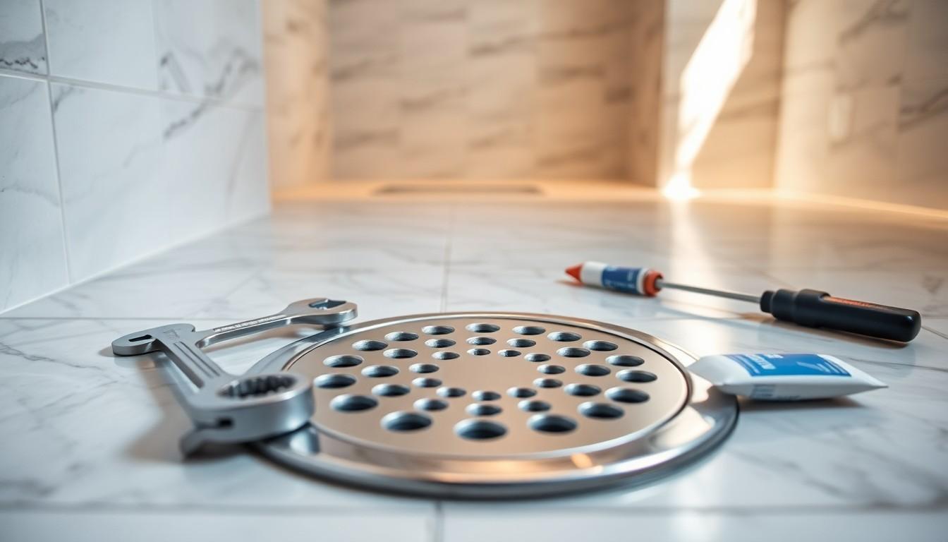 Install Shower Drain