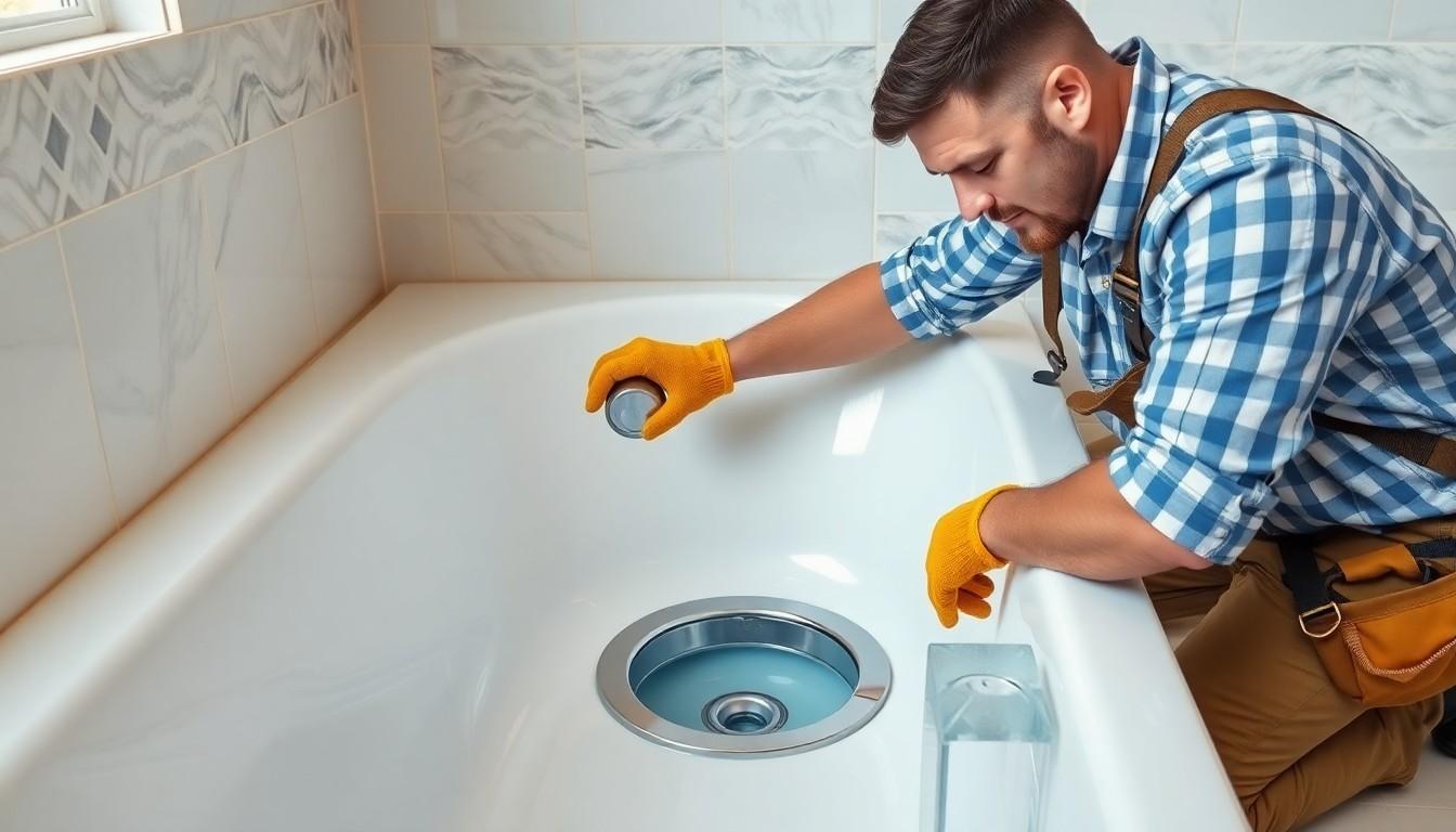 Install Bathtub Overflow