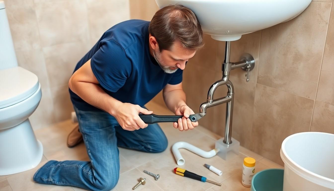 Install Bathroom Faucet