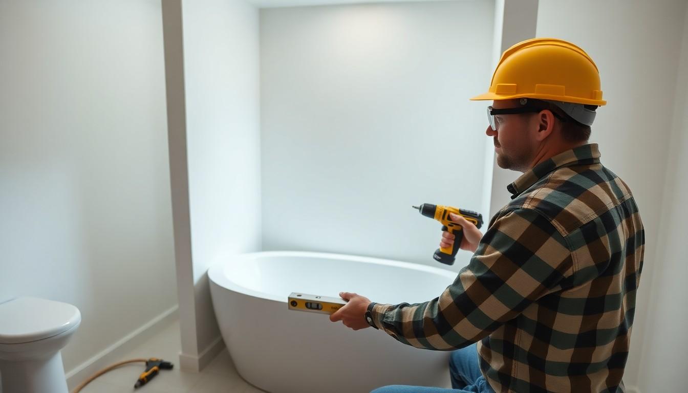 Install Bath Surround