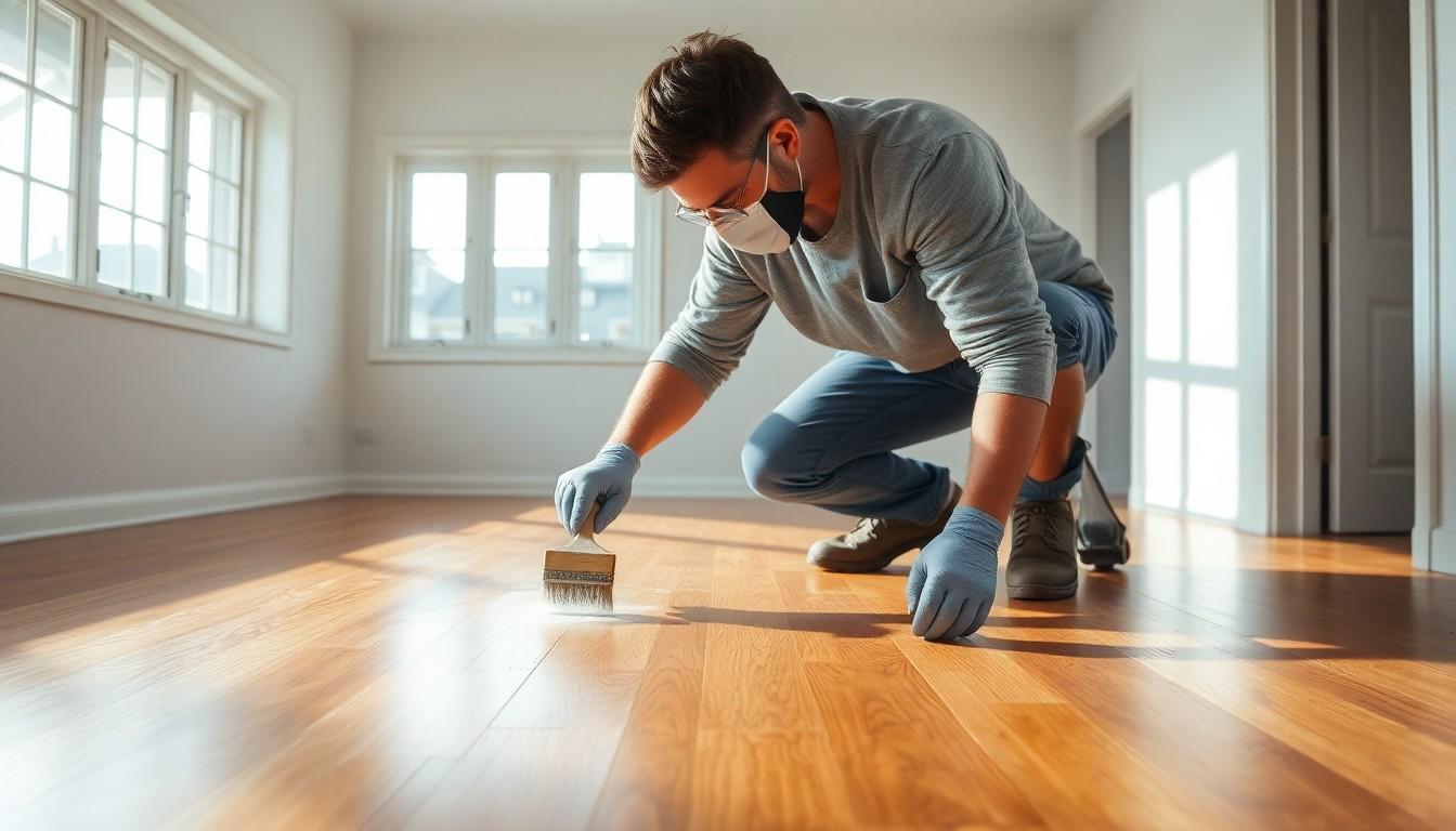 Apply Wood Flooring Finish