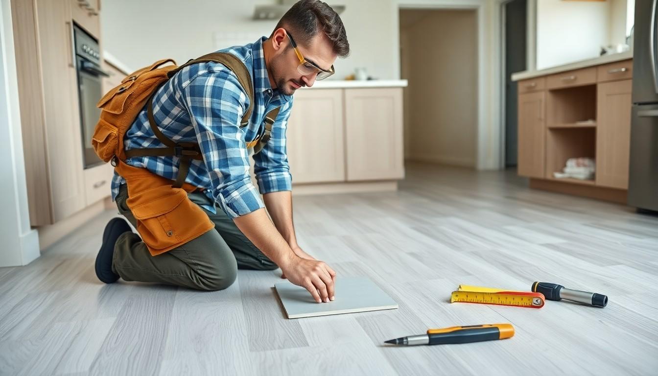 Install Vinyl Tile Flooring