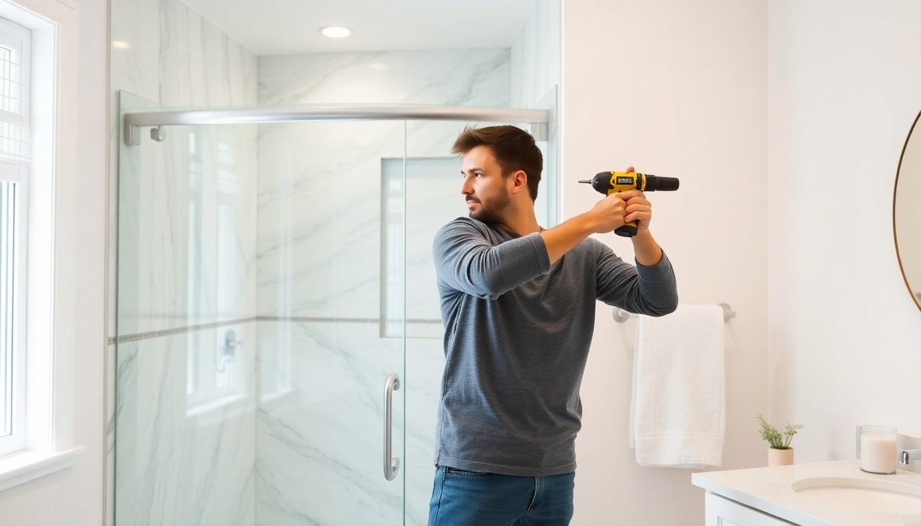 Install Shower Door