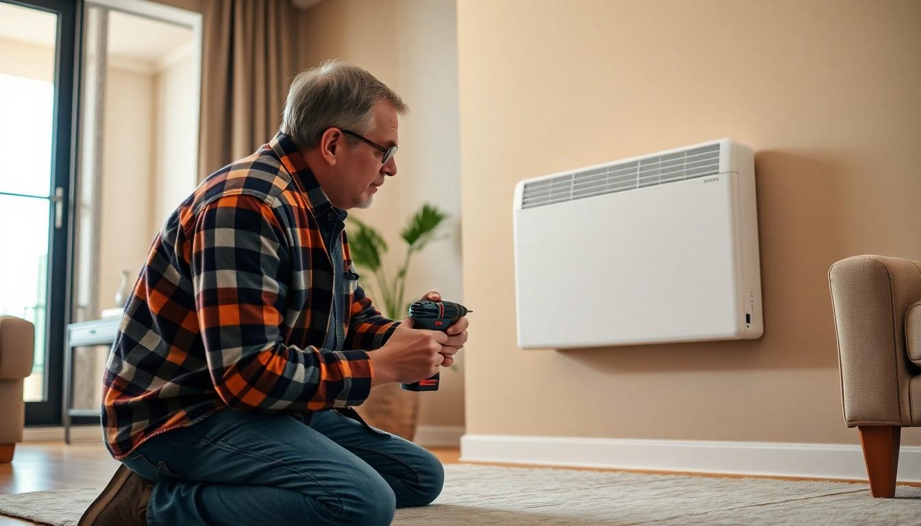 Install Electric Wall Heater