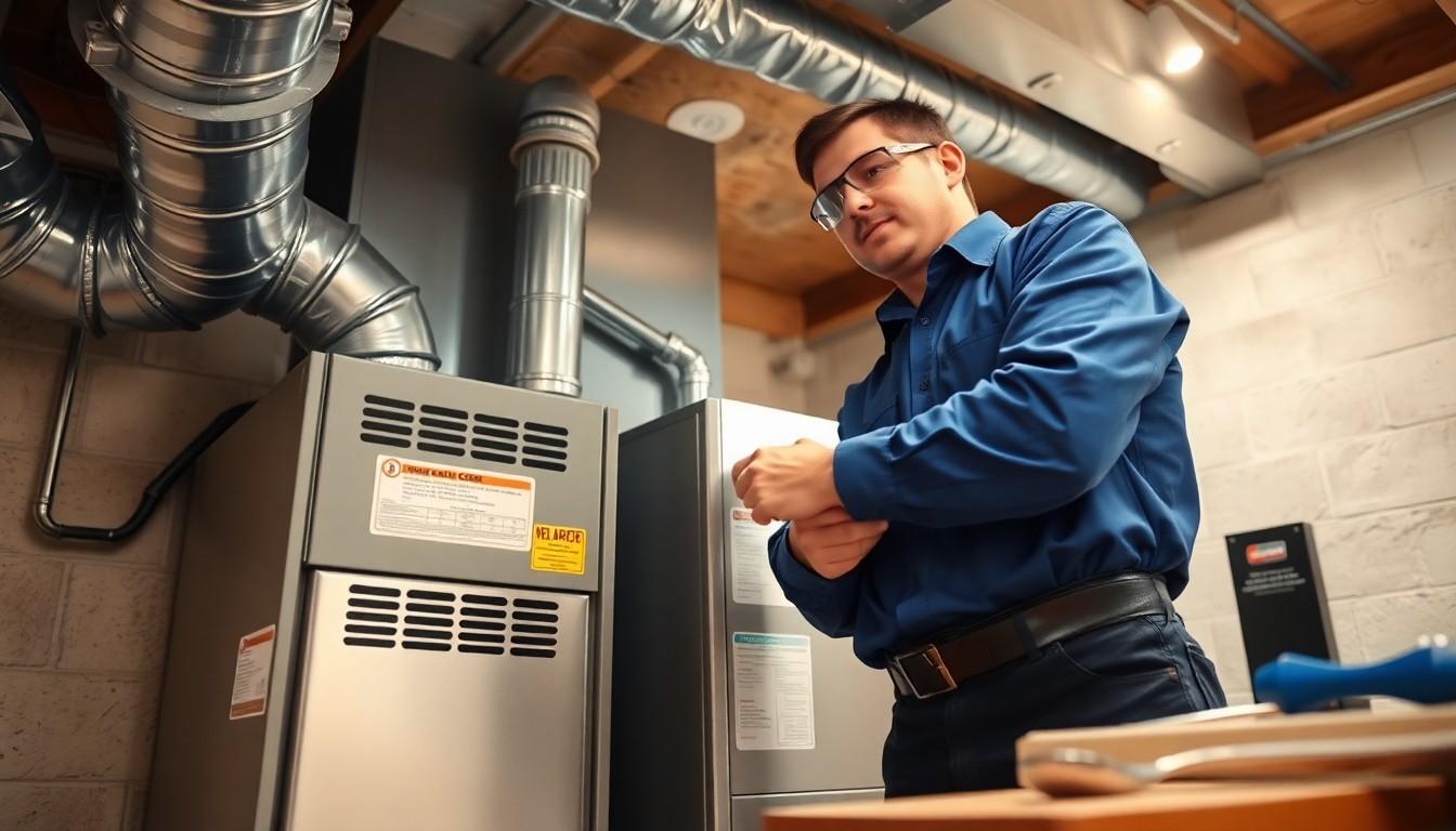 Install Forced Air Furnace