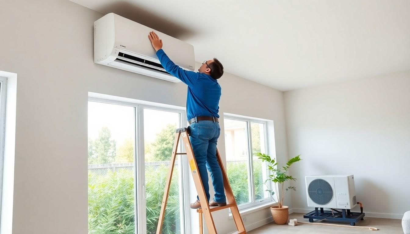 Install Split System Air Conditioner