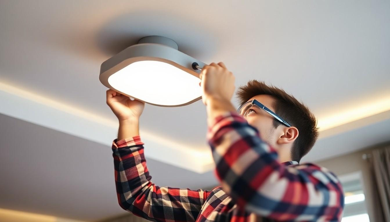 Install Surface Mounted Lighting