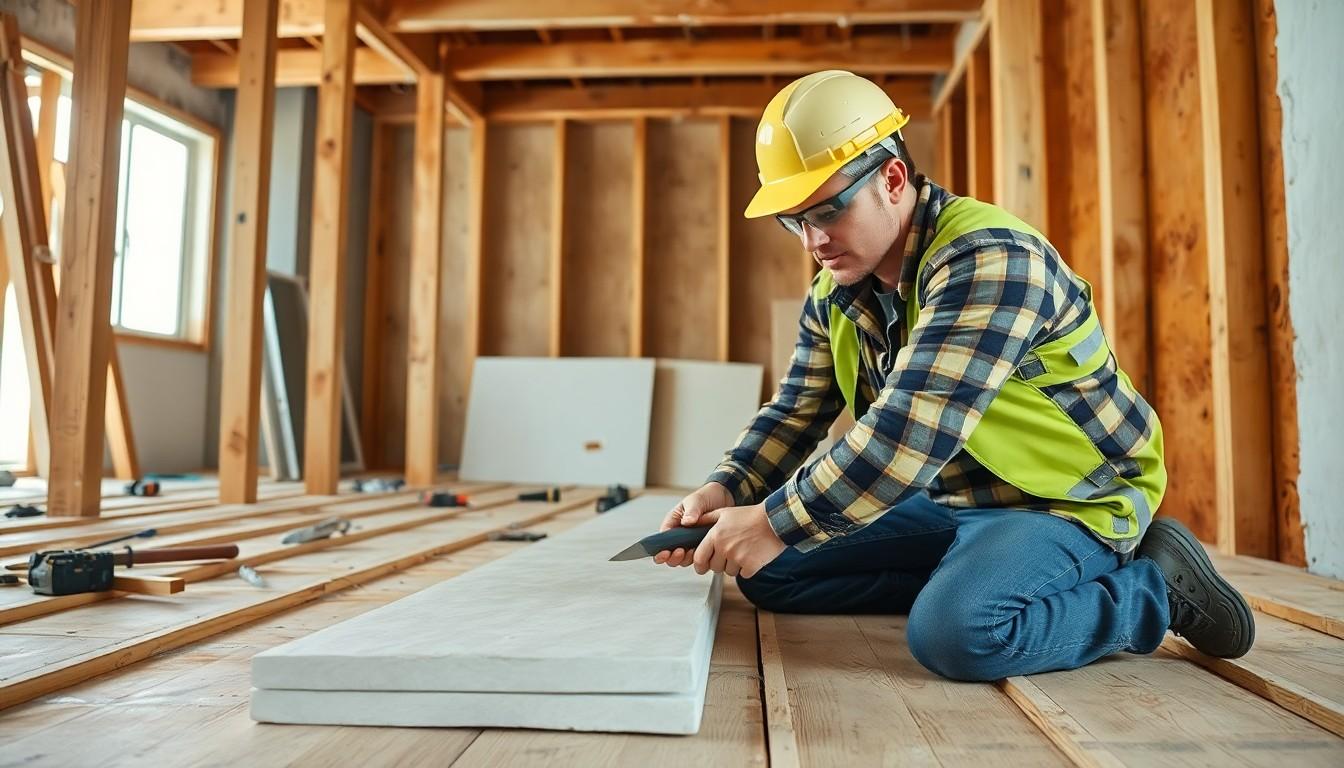 Install Rigid Floor Insulation