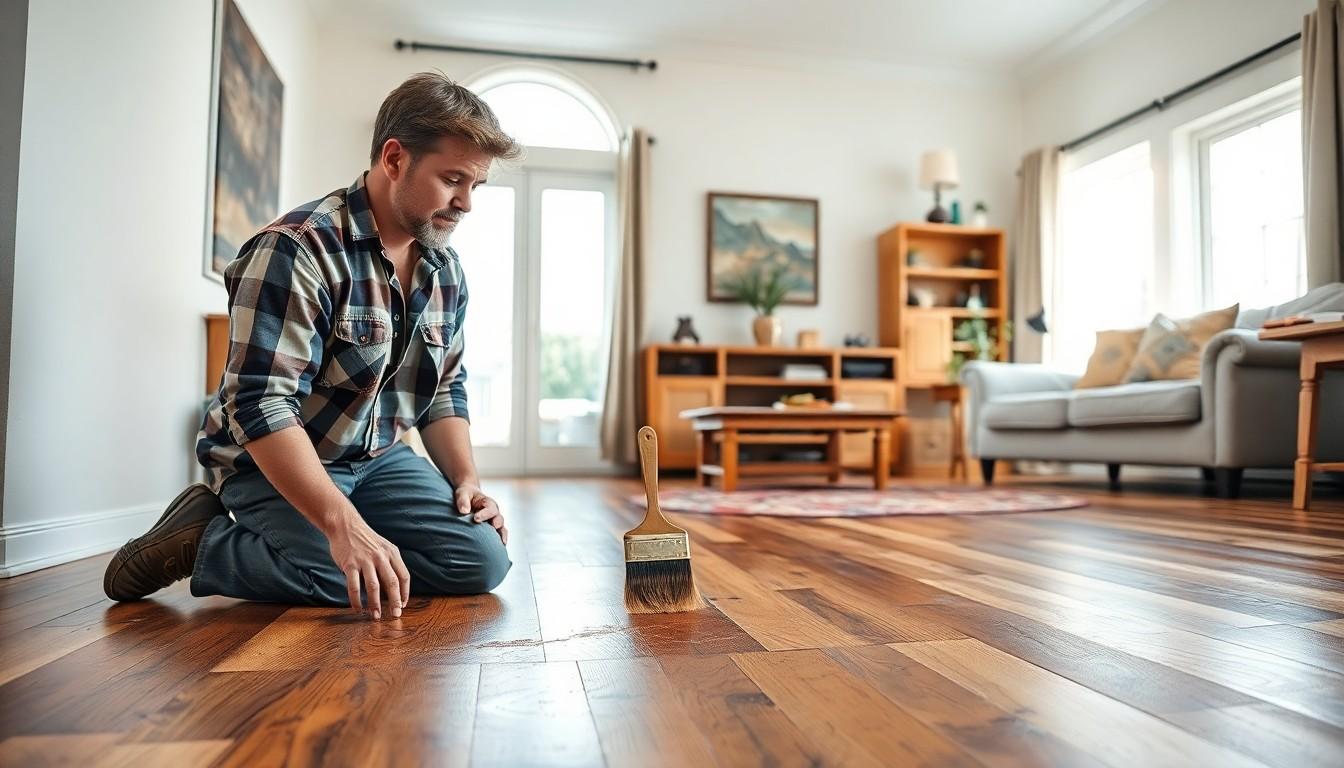 Stain Hardwood Floors