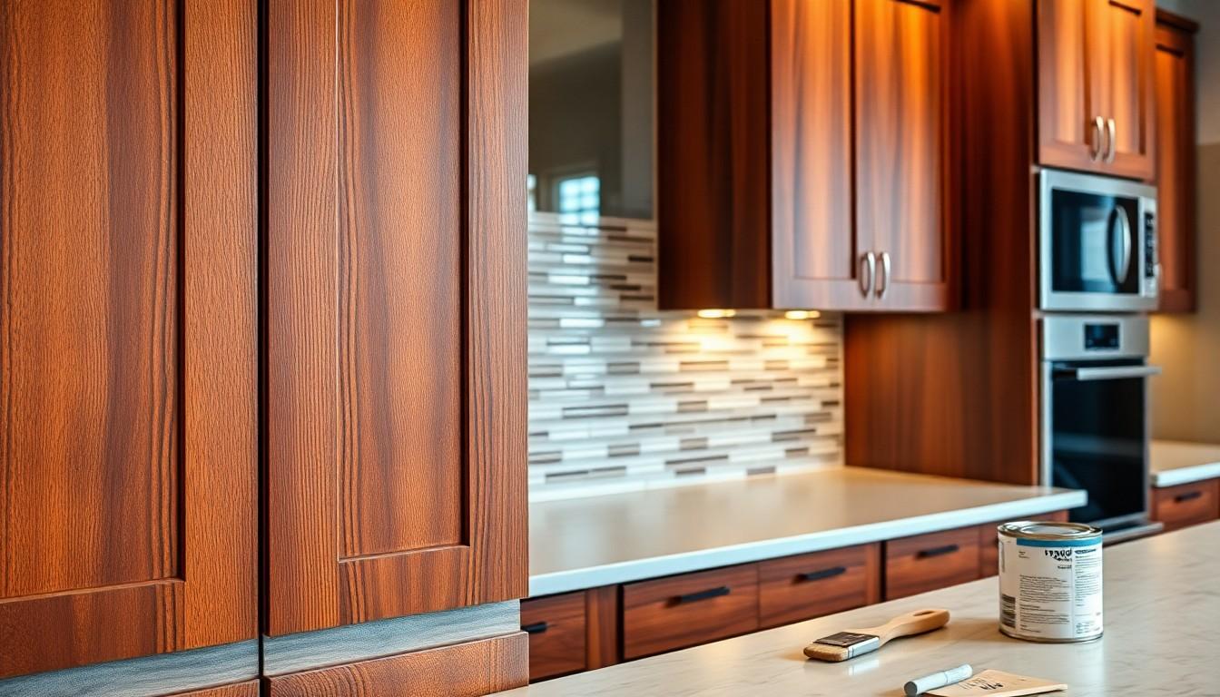 Stain Wood Cabinets