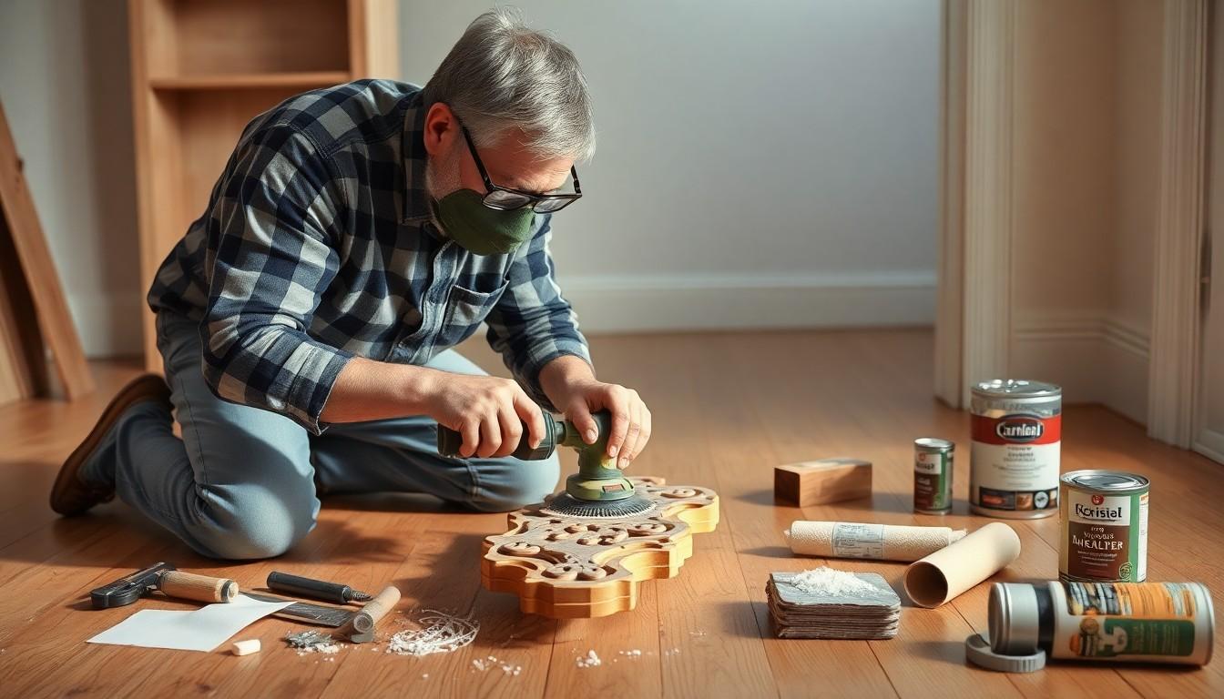 Refinish Wood Molding