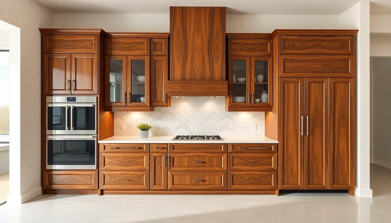 Glaze Wood Cabinets