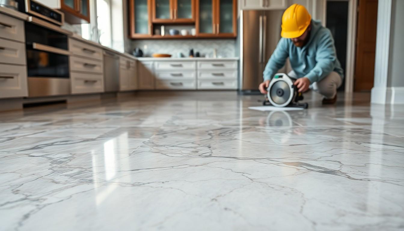 Install Marble Tile