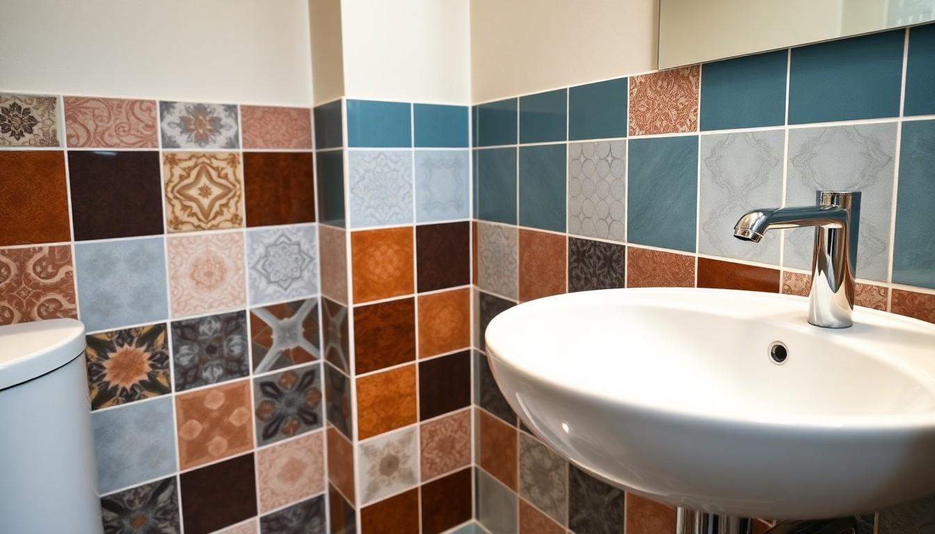 Install Bathroom Ceramic Tile