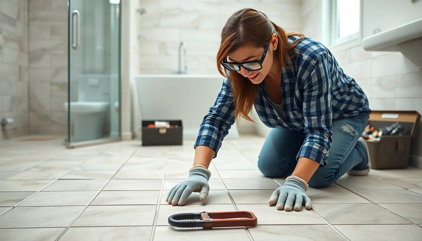 Install Bathroom Floor Tile