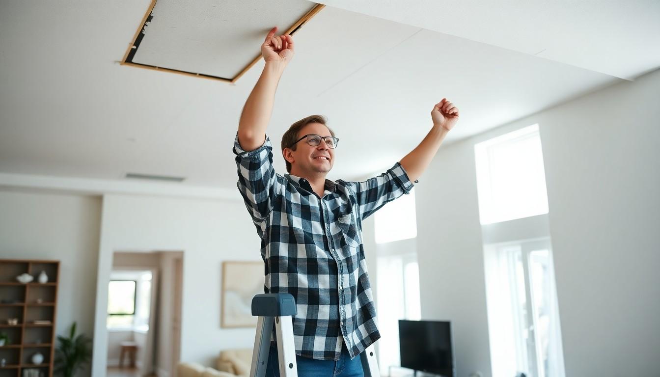 Remove Acoustic Ceiling