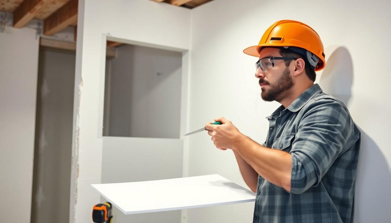 Install Gypsum Board