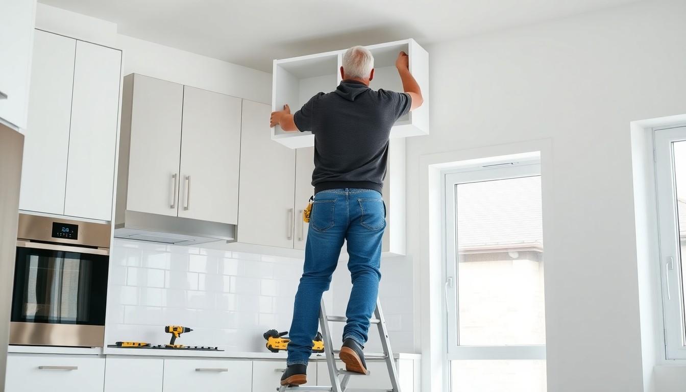 Install Wall Cabinets