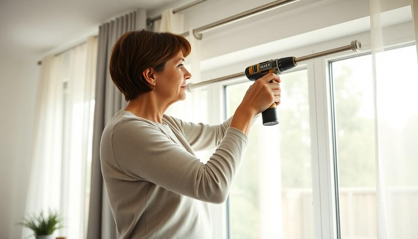 Install Traverse Rod