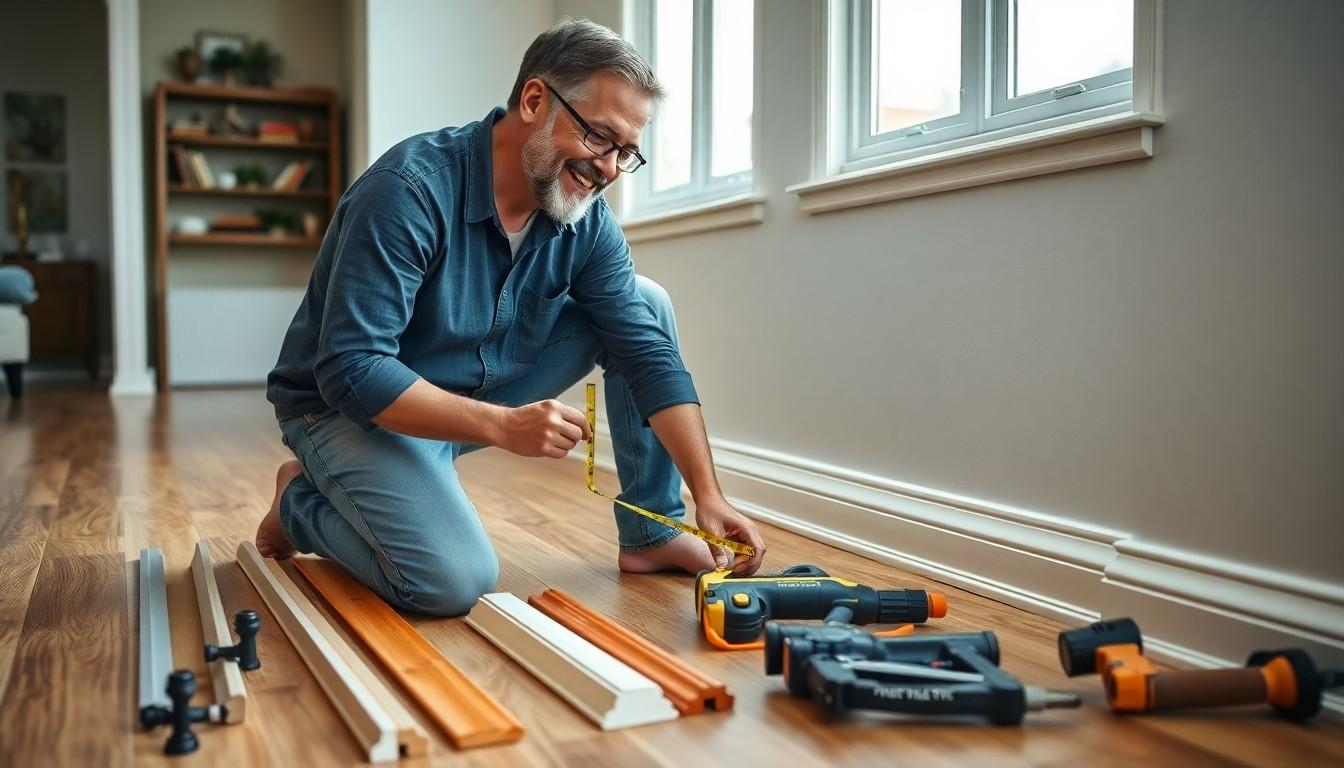 Install Trim Molding