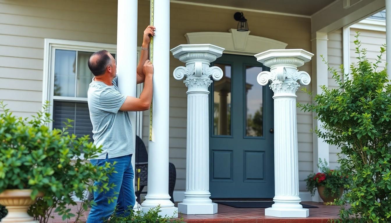 Install Ornamental Columns