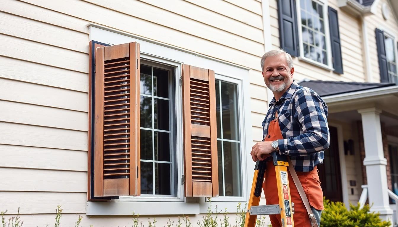 Install Exterior Shutters