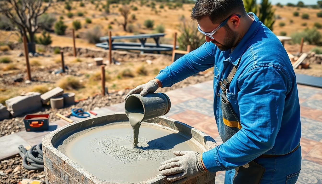 Install Patterned Concrete