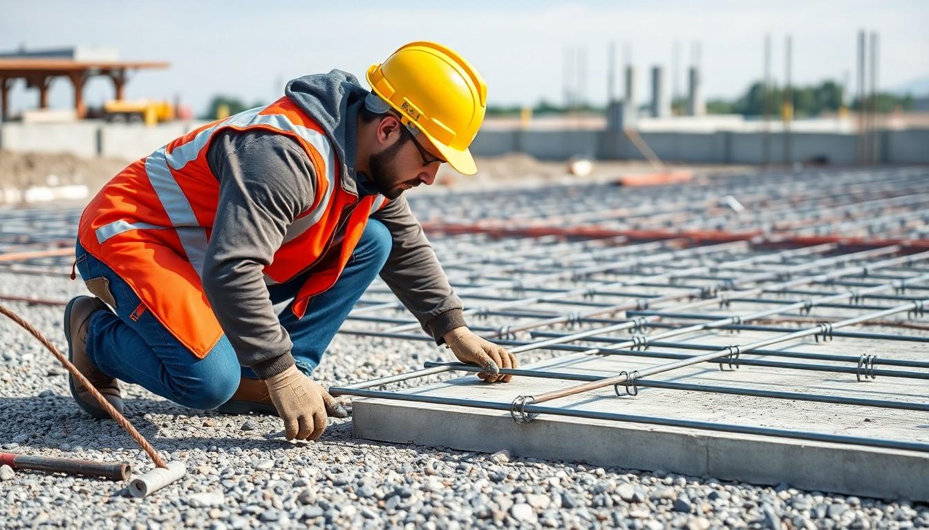 Install Concrete Reinforcement