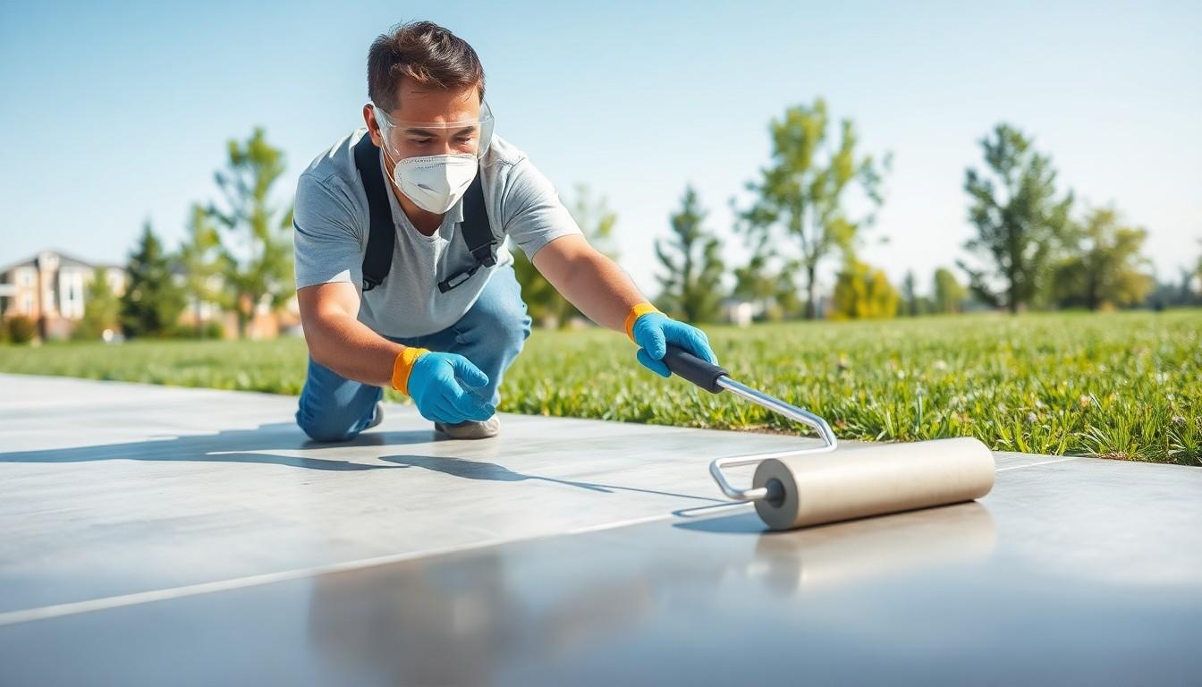 Apply Polyurethane Concrete Sealer