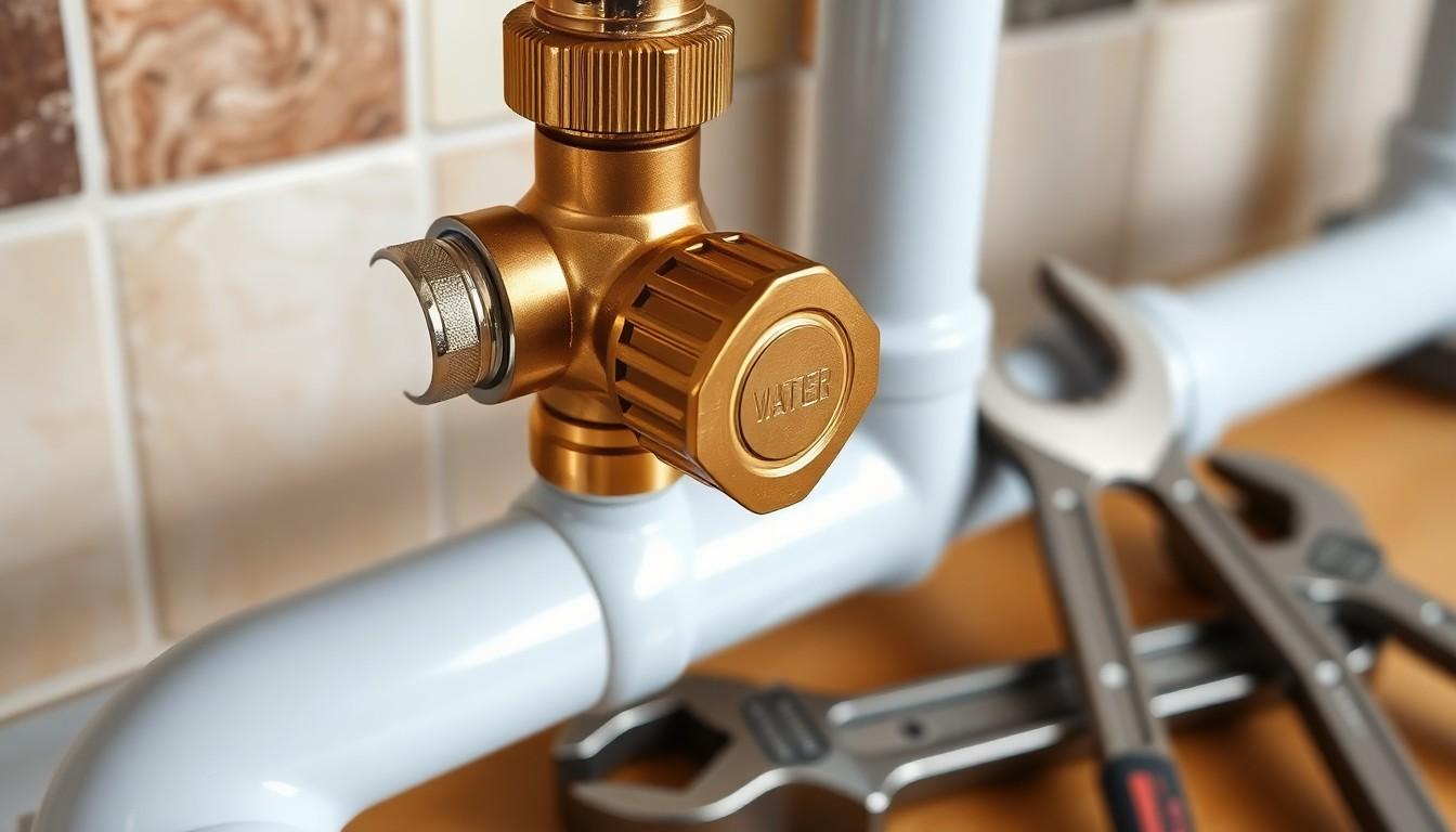 Install Water Shut Off Valve