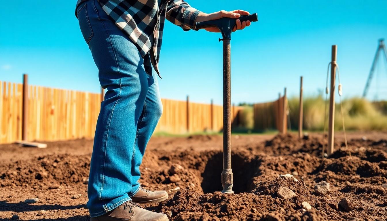 Dig Post Hole
