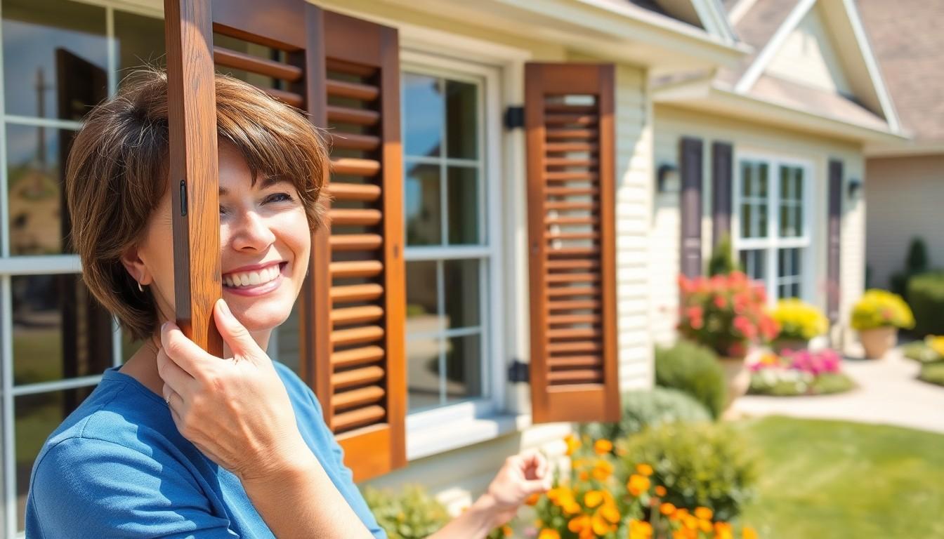 Install Exterior Window Shutters