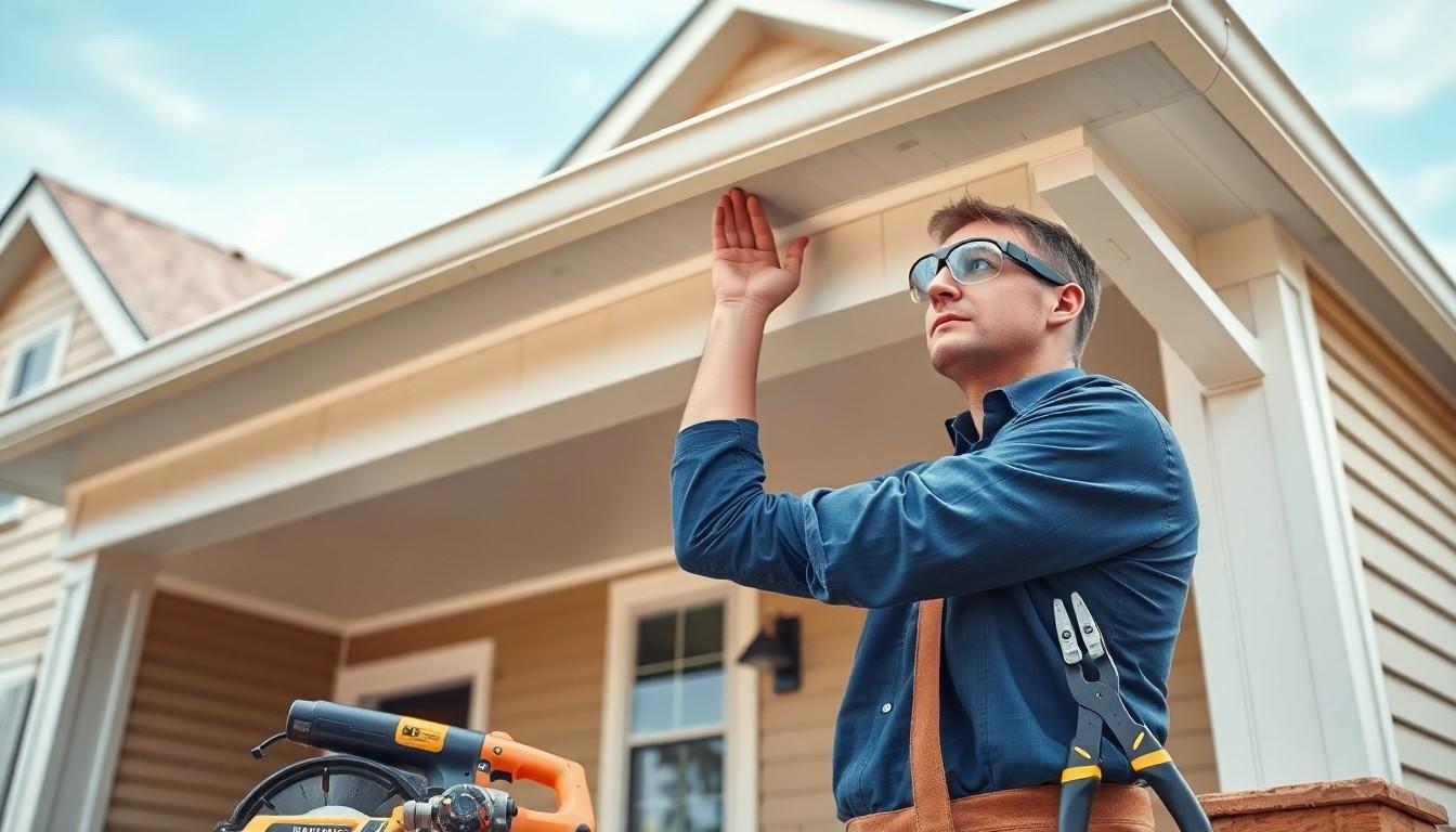 Install Aluminum Soffit