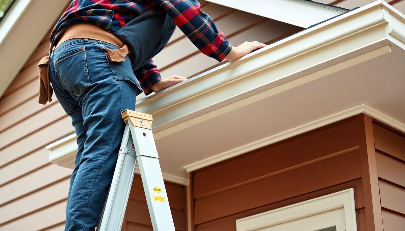 Install Vinyl Fascia