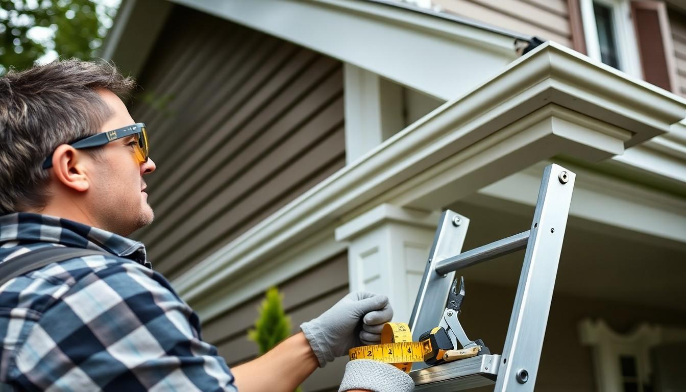 Install Vinyl Soffit