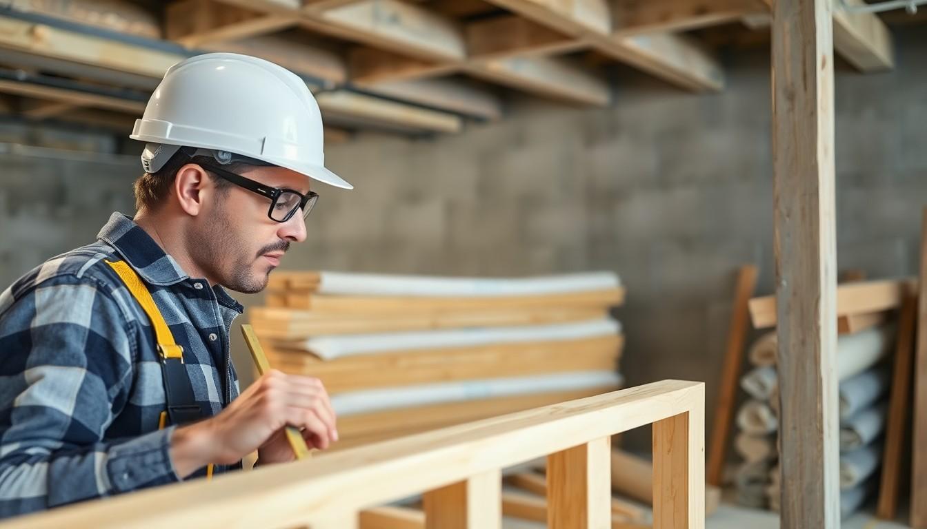 Frame Basement Walls