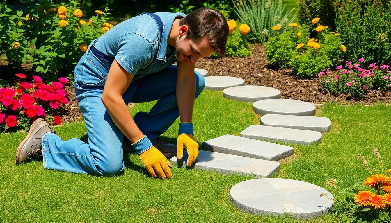Install Stepping Stones
